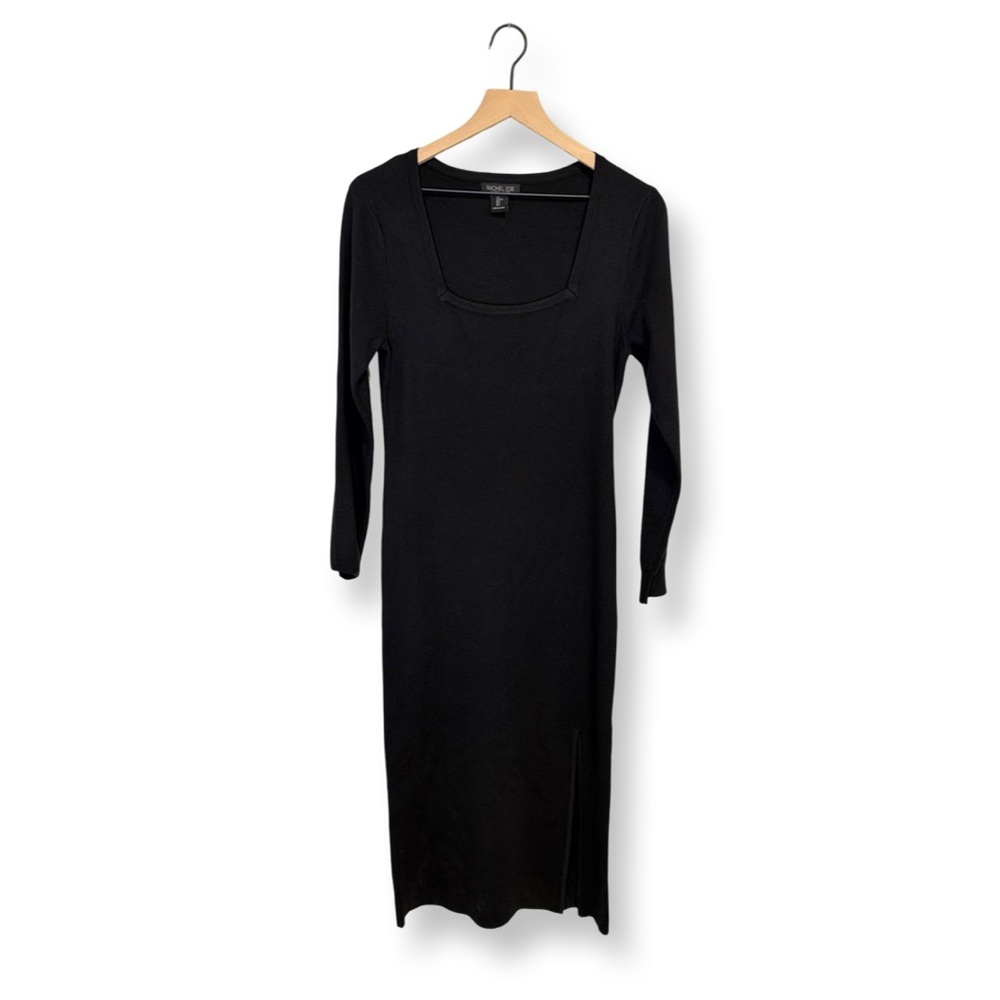 Rachel Zoe Elegant Black Long Sleeve Dress